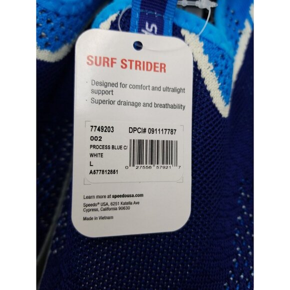 Speedo Men's Surf Strider Water Shoes NWT Size Blue Large US 11-12 - Picture 8 of 13